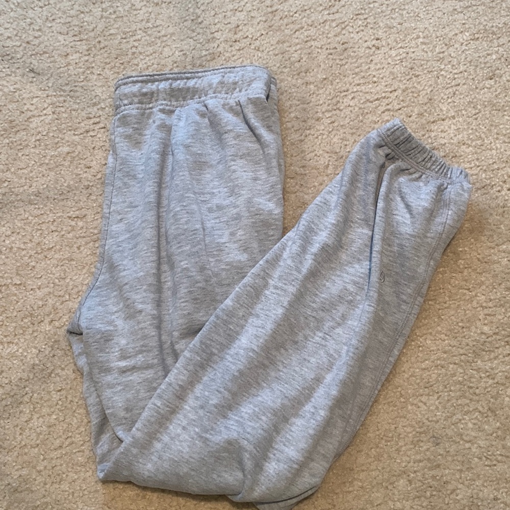 Grey adjustable sweatpants